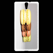 Coque Sony Xperia C5 Série de 4 macarons PR