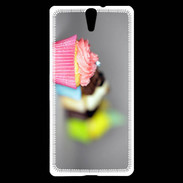 Coque Sony Xperia C5 Effet cupcakes PR