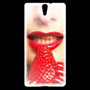 Coque Sony Xperia C5 Plaisir et fraise PR