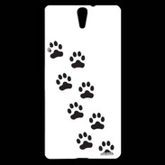 Coque Sony Xperia C5 pattes de chats/chiens 1