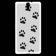 Coque Sony Xperia C5 pattes de chats/chiens 2