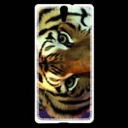 Coque Sony Xperia C5 Œil du tigre PB 1