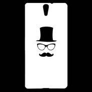 Coque Sony Xperia C5 chapeau moustache