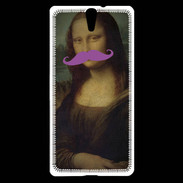 Coque Sony Xperia C5 Moustache Mona Lisa