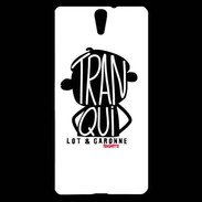 Coque Sony Xperia C5 Adishatz Humour Lot & Garonne