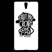 Coque Sony Xperia C5 Adishatz Humour Meuse