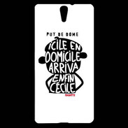 Coque Sony Xperia C5 Adishatz Humour Puy de Dome