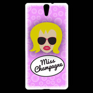 Coque Sony Xperia C5 Miss Champagne Blonde