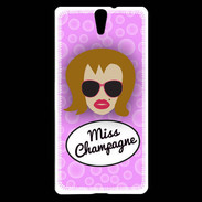 Coque Sony Xperia C5 Miss Champagne Rousse