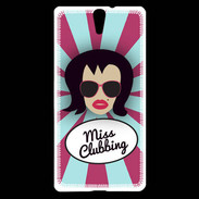 Coque Sony Xperia C5 Miss Clubbing Brune