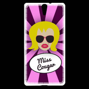 Coque Sony Xperia C5 Miss Cougar Blonde