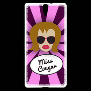 Coque Sony Xperia C5 Miss Cougar Rousse