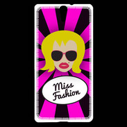 Coque Sony Xperia C5 Miss Fashion Blonde
