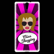 Coque Sony Xperia C5 Miss Shopping Rousse