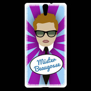 Coque Sony Xperia C5 Mister Beau gosse Roux