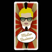 Coque Sony Xperia C5 Mister Business Blond