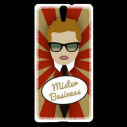 Coque Sony Xperia C5 Mister Business Roux