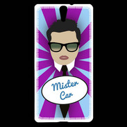 Coque Sony Xperia C5 Mister Car Brun