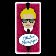 Coque Sony Xperia C5 Mister Champagne Blond