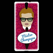 Coque Sony Xperia C5 Mister Champagne Roux