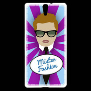 Coque Sony Xperia C5 Mister Fashion Roux