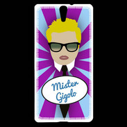 Coque Sony Xperia C5 Mister Gigolo Blond