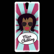Coque Sony Xperia C5 Miss Clubbing Black