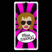 Coque Sony Xperia C5 Miss Swag Rousse