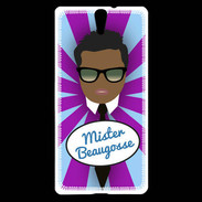 Coque Sony Xperia C5 Mister Beau gosse Black