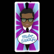 Coque Sony Xperia C5 Mister Swag Black