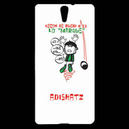 Coque Sony Xperia C5 Adishatz Leçon de rugby