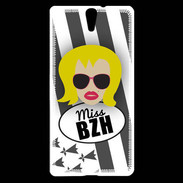 Coque Sony Xperia C5 Miss Bretagne Blonde