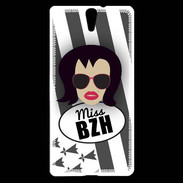 Coque Sony Xperia C5 Miss Bretagne Brune