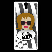 Coque Sony Xperia C5 Miss Bretagne Rousse