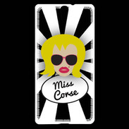 Coque Sony Xperia C5 Miss Corse Blonde