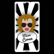 Coque Sony Xperia C5 Miss Corse Rousse