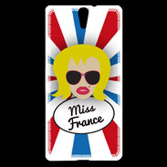 Coque Sony Xperia C5 Miss France Blonde
