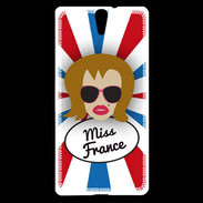 Coque Sony Xperia C5 Miss France Rousse
