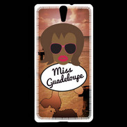 Coque Sony Xperia C5 Miss Guadeloupe Black