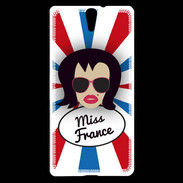 Coque Sony Xperia C5 Miss France Brune