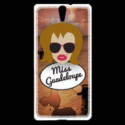 Coque Sony Xperia C5 Miss Guadeloupe Rousse