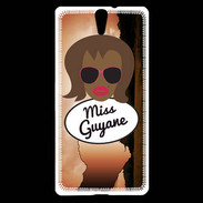 Coque Sony Xperia C5 Miss Guyane Black