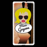 Coque Sony Xperia C5 Miss Guyane Blonde