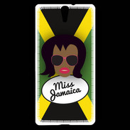 Coque Sony Xperia C5 Miss Jamaica Black