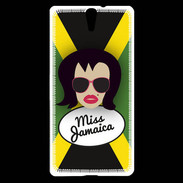 Coque Sony Xperia C5 Miss Jamaica Brune