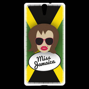 Coque Sony Xperia C5 Miss Jamaica Chatain