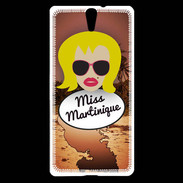 Coque Sony Xperia C5 Miss Martinique Blonde