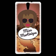 Coque Sony Xperia C5 Miss Martinique Black