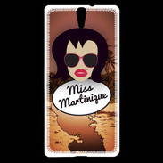 Coque Sony Xperia C5 Miss Martinique Brune