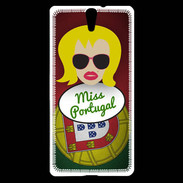 Coque Sony Xperia C5 Miss Portugal Blonde
